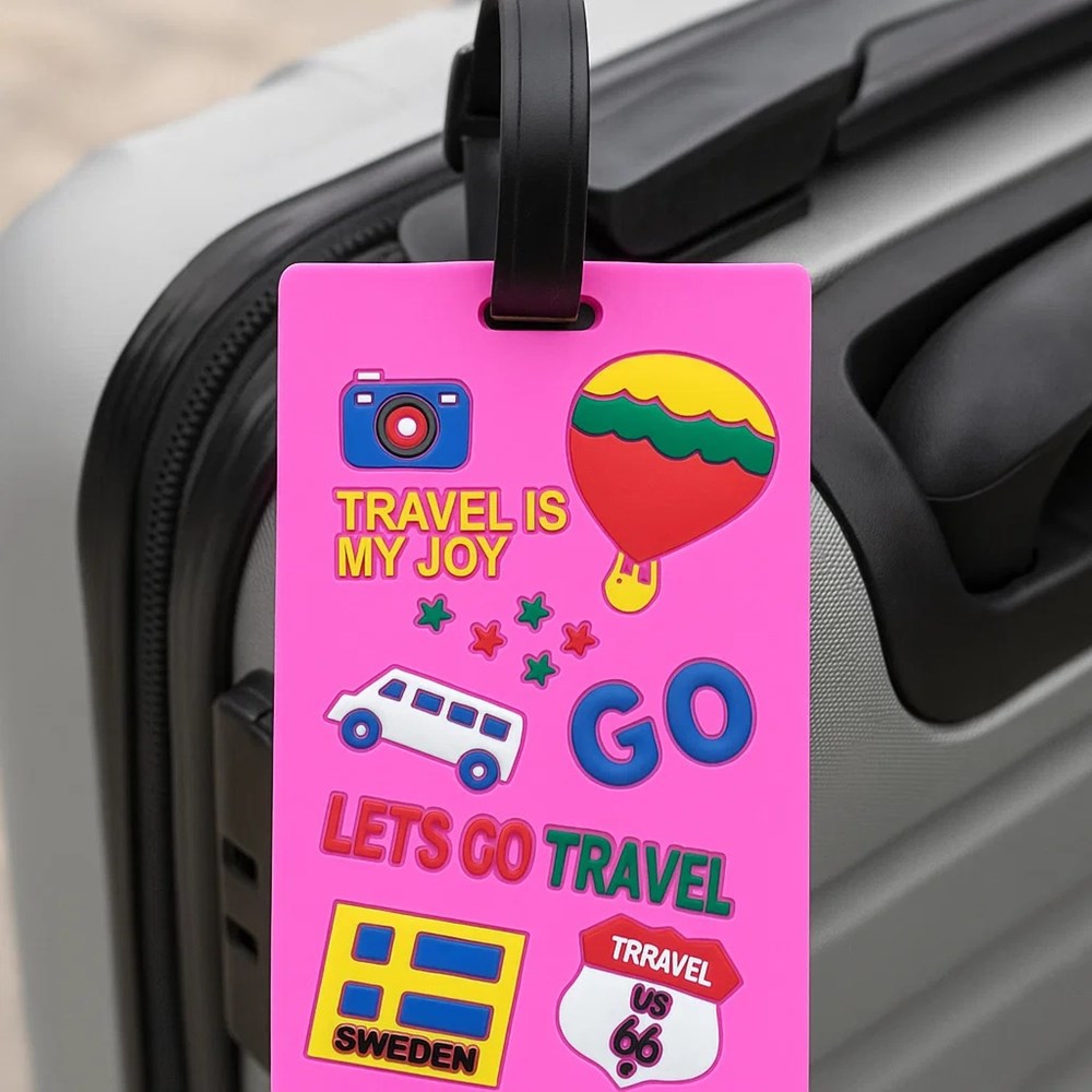 Luggage Tag (2 Pcs) - Light Blue | Full House Lebanon