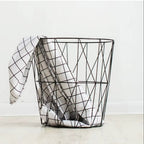 Metal Wire Laundry Basket Set (2 Pcs) | Full House Lebanon
