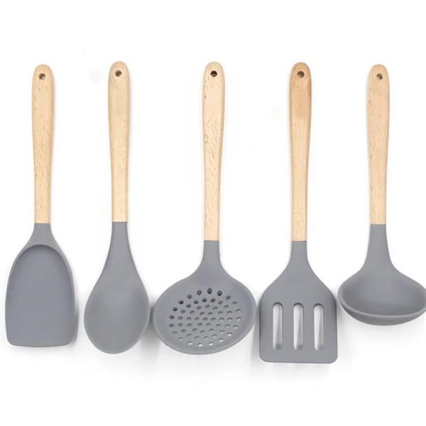 Silicone & Bamboo Utensils - Turner | Full House Lebanon