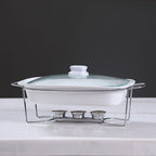 Rectangular Casserole Warmer with Glass Lid - Single | Full House Lebanon