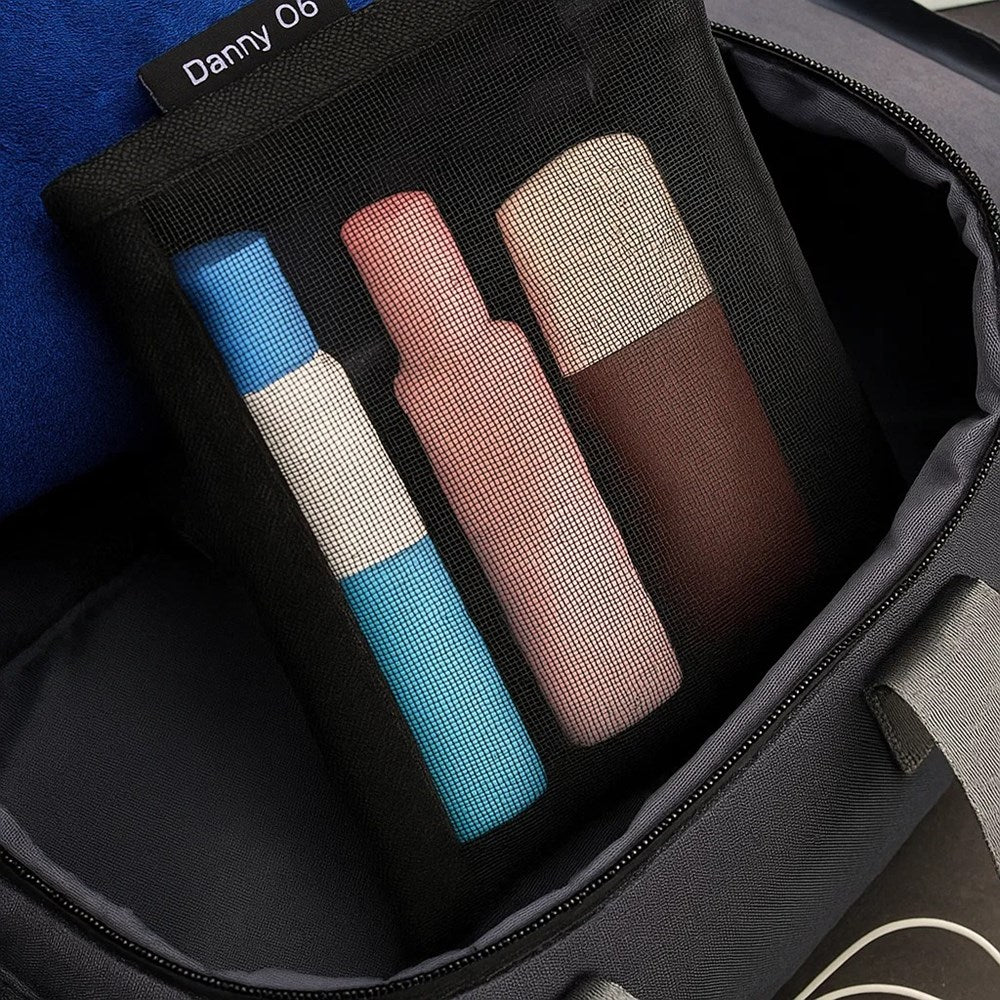 Travel Cosmetic Mesh Bag Set (3 Pcs) | Full House Lebanon