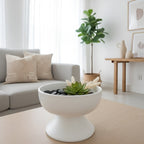 White Porcelain Pedestal Bowl | Full House Lebanon