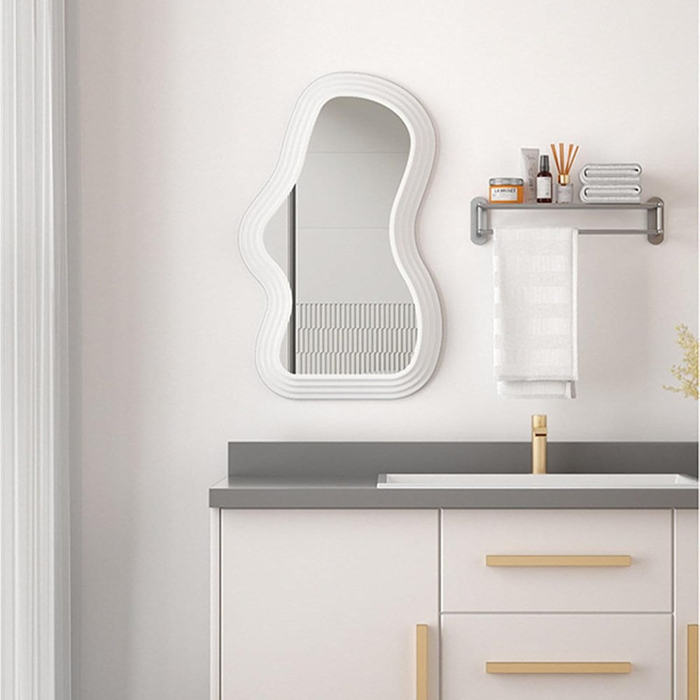 Irregular Cloud Shaped Mirror - Light Pink | Full House Lebanon