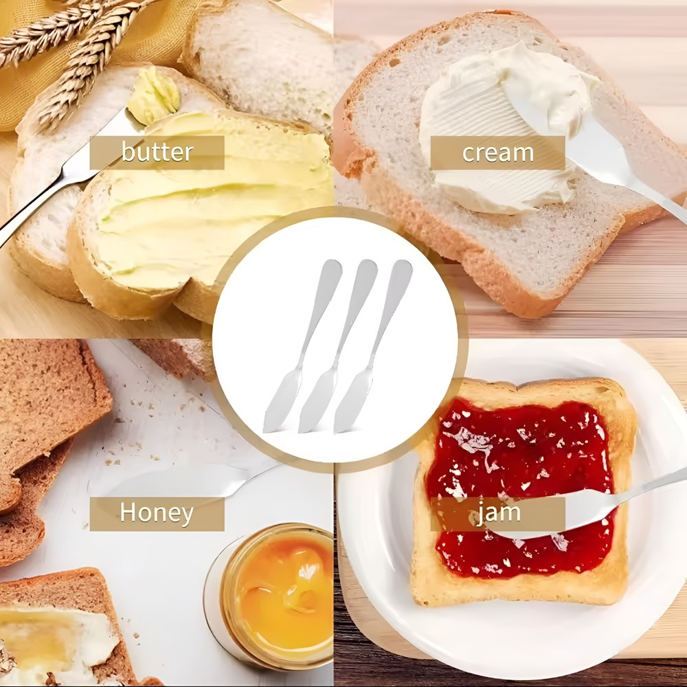 Stainless Steel Butter Knife Set (2 Pcs) | Full House Lebanon