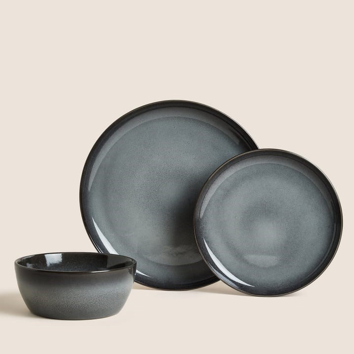 Dosthoff Smoky Grey Dinnerware Collection – Sold Per Piece - Flat plate | Full House Lebanon