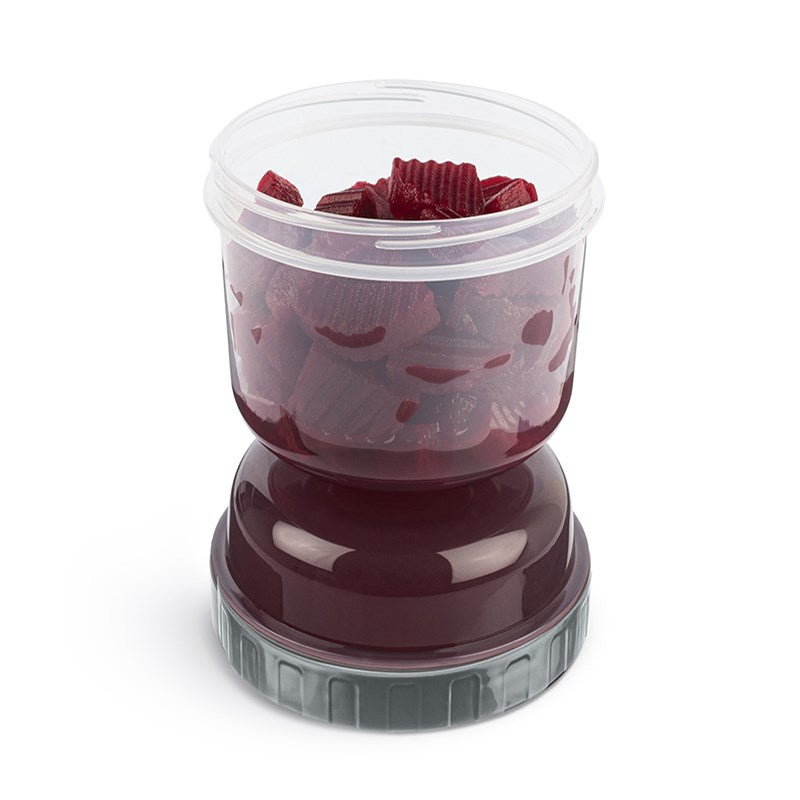 Hourglass Olive & Pickle Container - Olive, Grey | Full House Lebanon