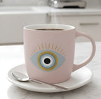 Evil Eye Porcelain Coffee Mug