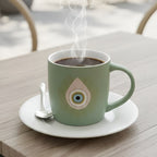 Evil Eye Porcelain Coffee Mug