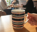 Modern Geometric Porcelain Mug