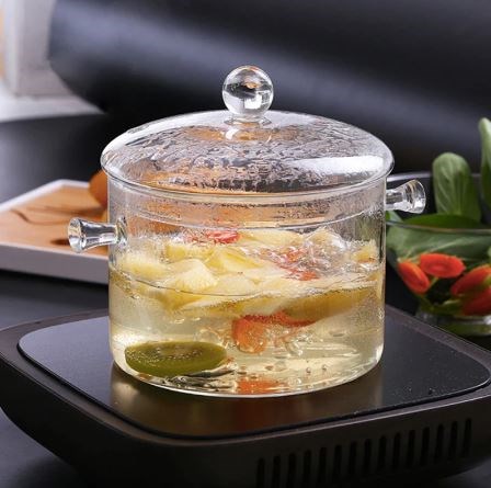 Clear Glass Pot | Full House Lebanon
