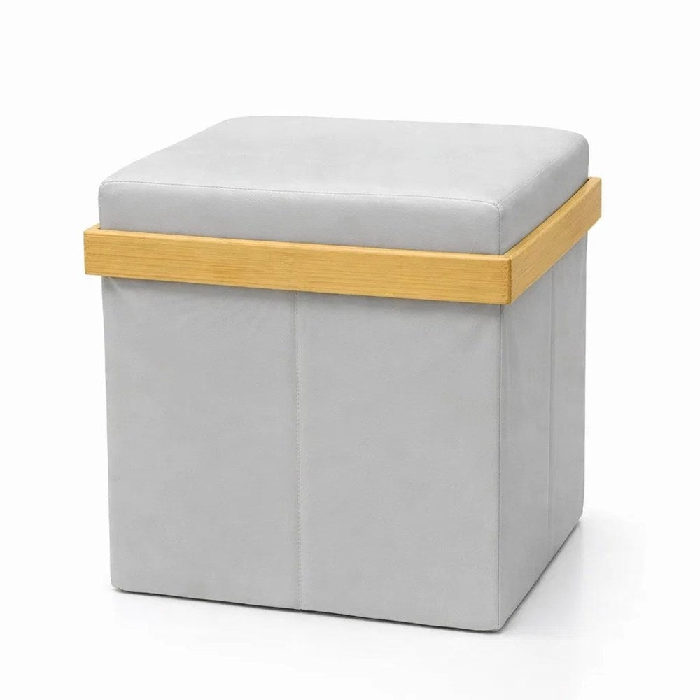 Square Storage Bench with Padded Seat