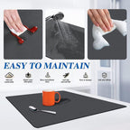 Super Water Absorbent Dish Draining Mat - Large, Grey | Full House Lebanon