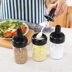Glass Spice Rotating Bottles | Full House Lebanon