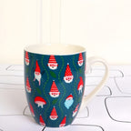 Christmas Santa Porcelain Mug - 3 | Full House Lebanon