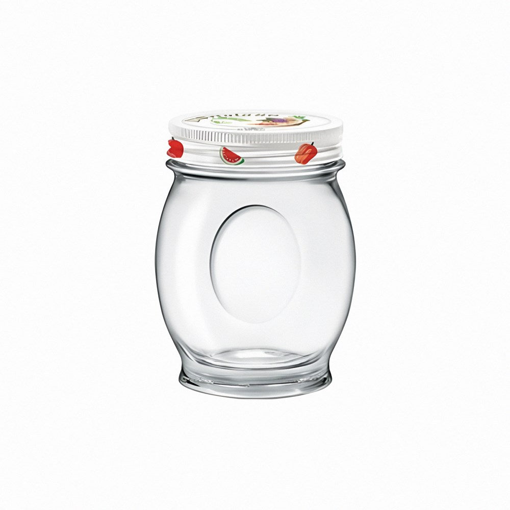 Borgonovo Glass Storage Jar With Lid | Full House Lebanon