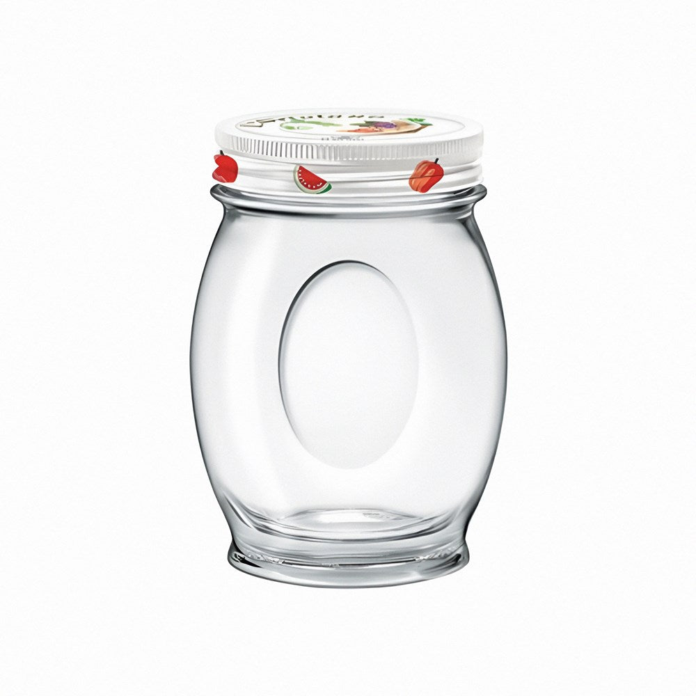 Borgonovo Glass Storage Jar With Lid | Full House Lebanon