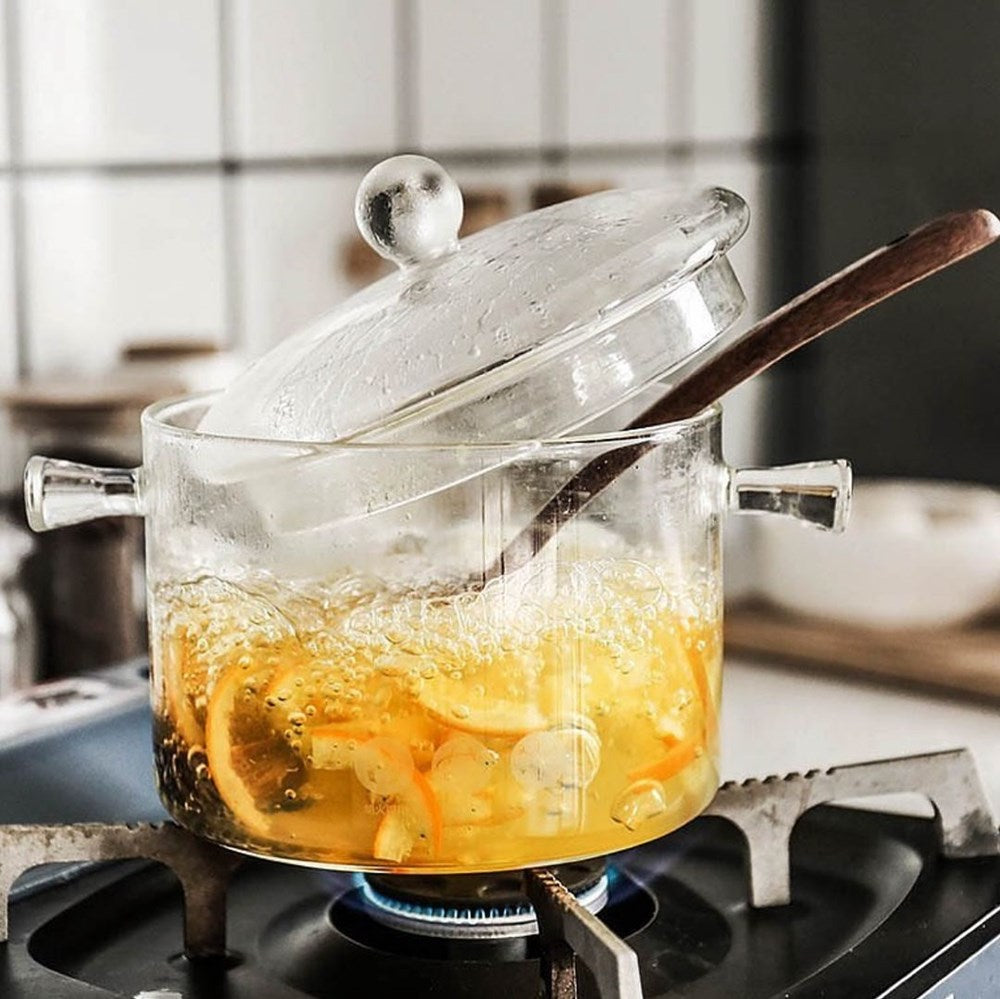 Clear Glass Pot | Full House Lebanon