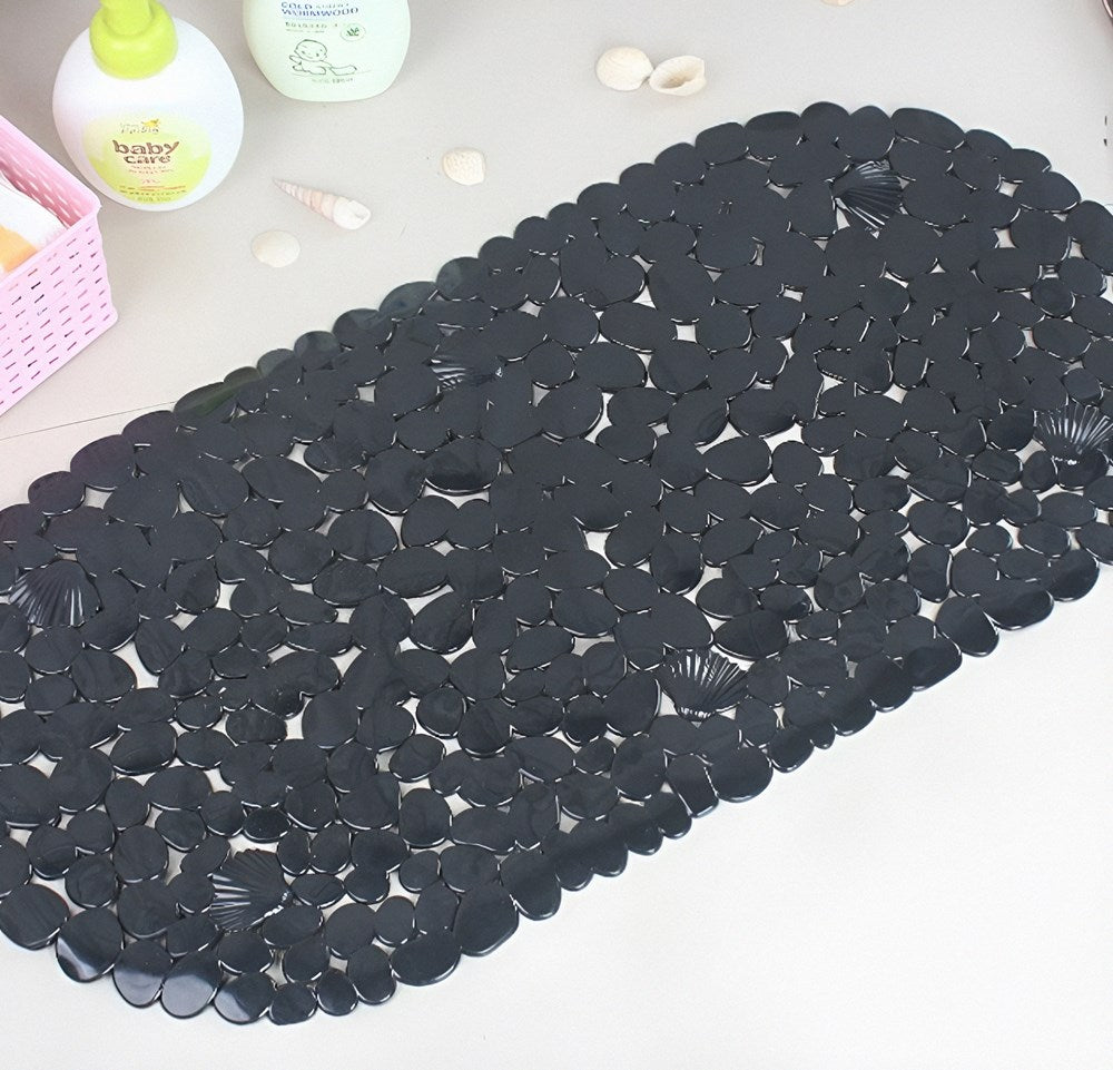PVC Non-slip Bath Mat - Black | Full House Lebanon