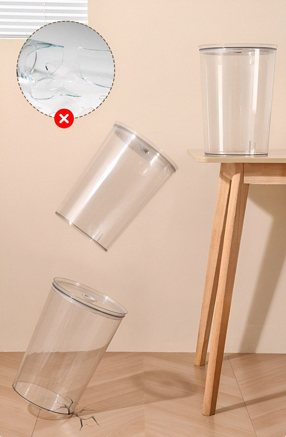 Acrylic Storage Bins with Lid | Full House Lebanon