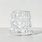Bubbly Shaped Glass Cup | Full House Lebanon