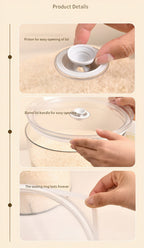 Acrylic Storage Bins with Lid | Full House Lebanon