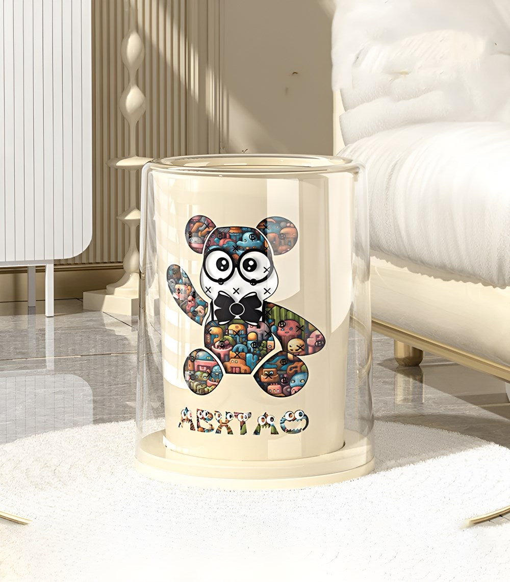 3D Texture Acrylic Waste Bin - Small | Full House Lebanon