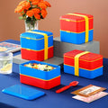 2-tiers Super Fun Lunch Boxes with a Spoon/Fork | Full House Lebanon