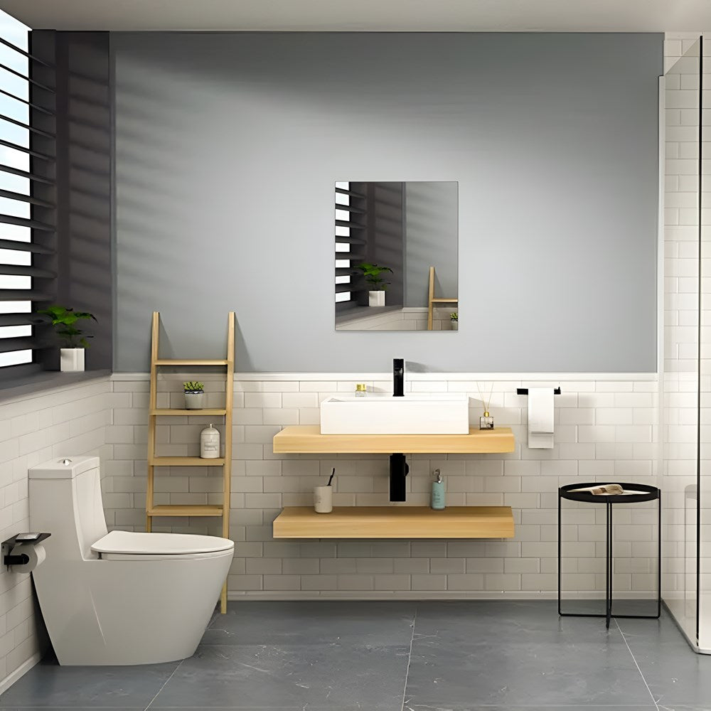 Self Adhesive Non Glass Rectangular Mirror - Medium | Full House Lebanon