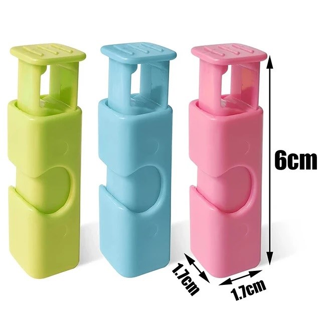 Squeeze and Lock Bag Clips (5 Pcs) | Full House Lebanon