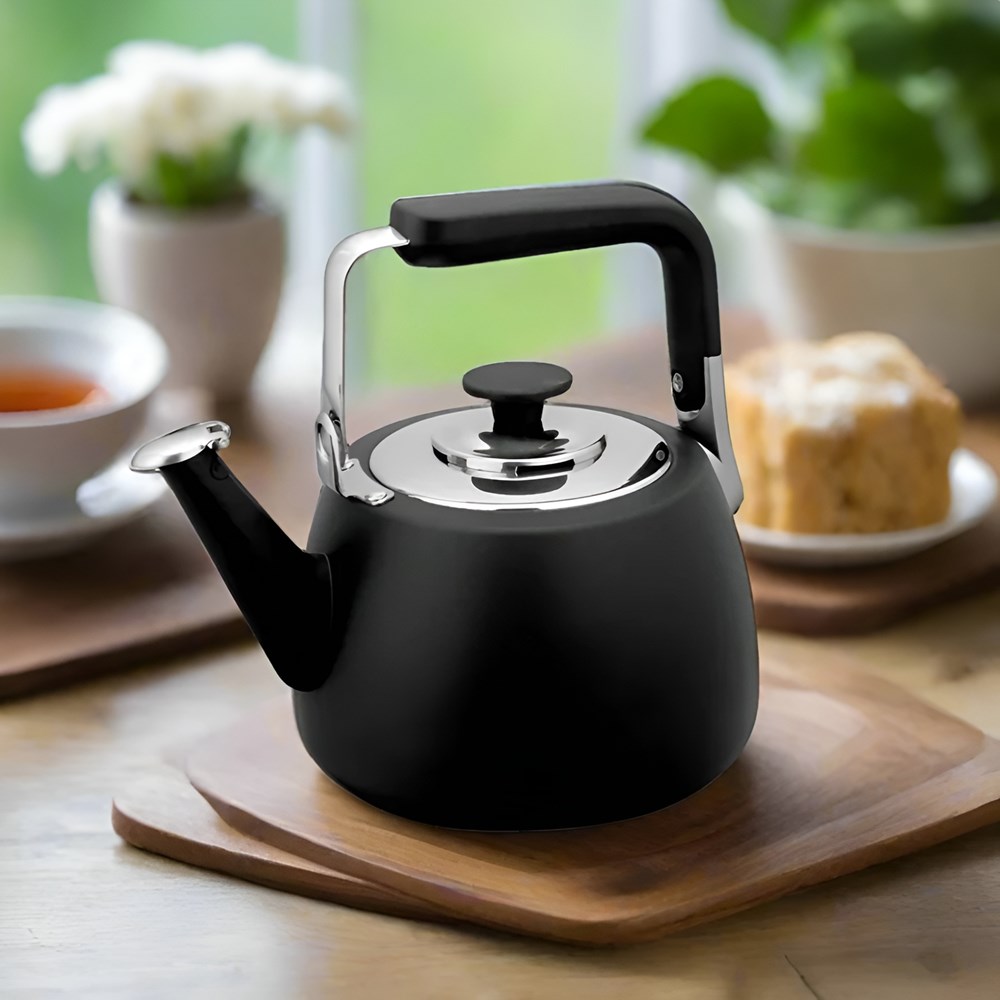 Dosthoff Induction Black Elegance Tea Kettle - 2 L | Full House Lebanon