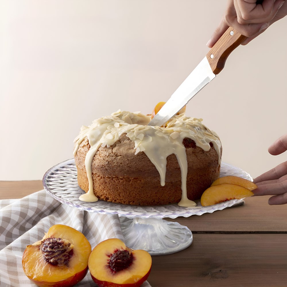 Reflective Glass Cake Stand - Large | Full House Lebanon