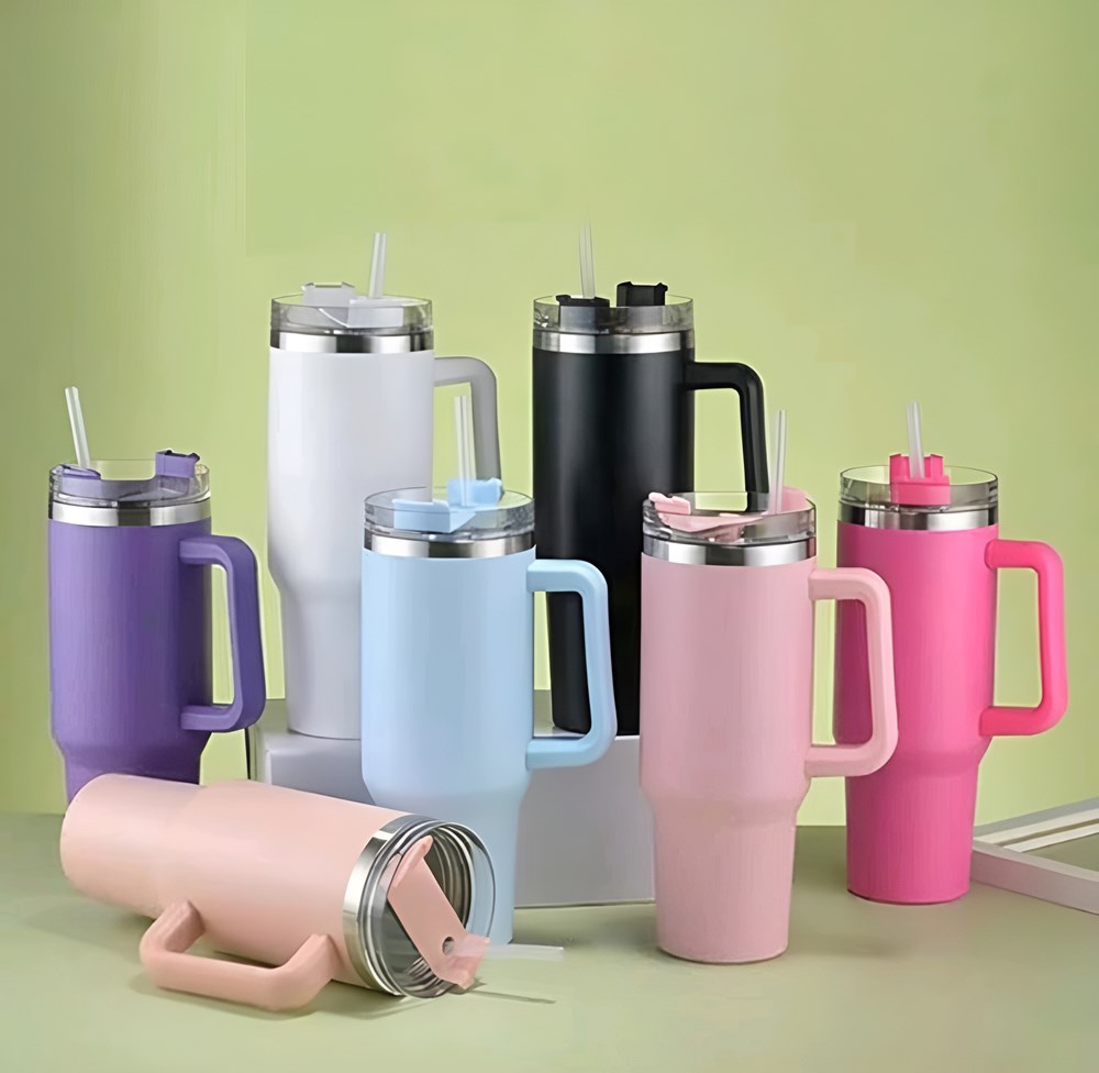Vacuum Insulated Stainless Steel Mug - Fuschia | Full House Lebanon