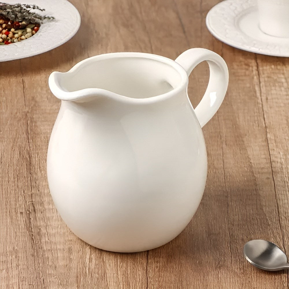 White Porcelain Jug - Medium | Full House Lebanon