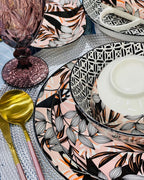 Black & Peach Dinnerware - Snacks Bowl | Full House Lebanon