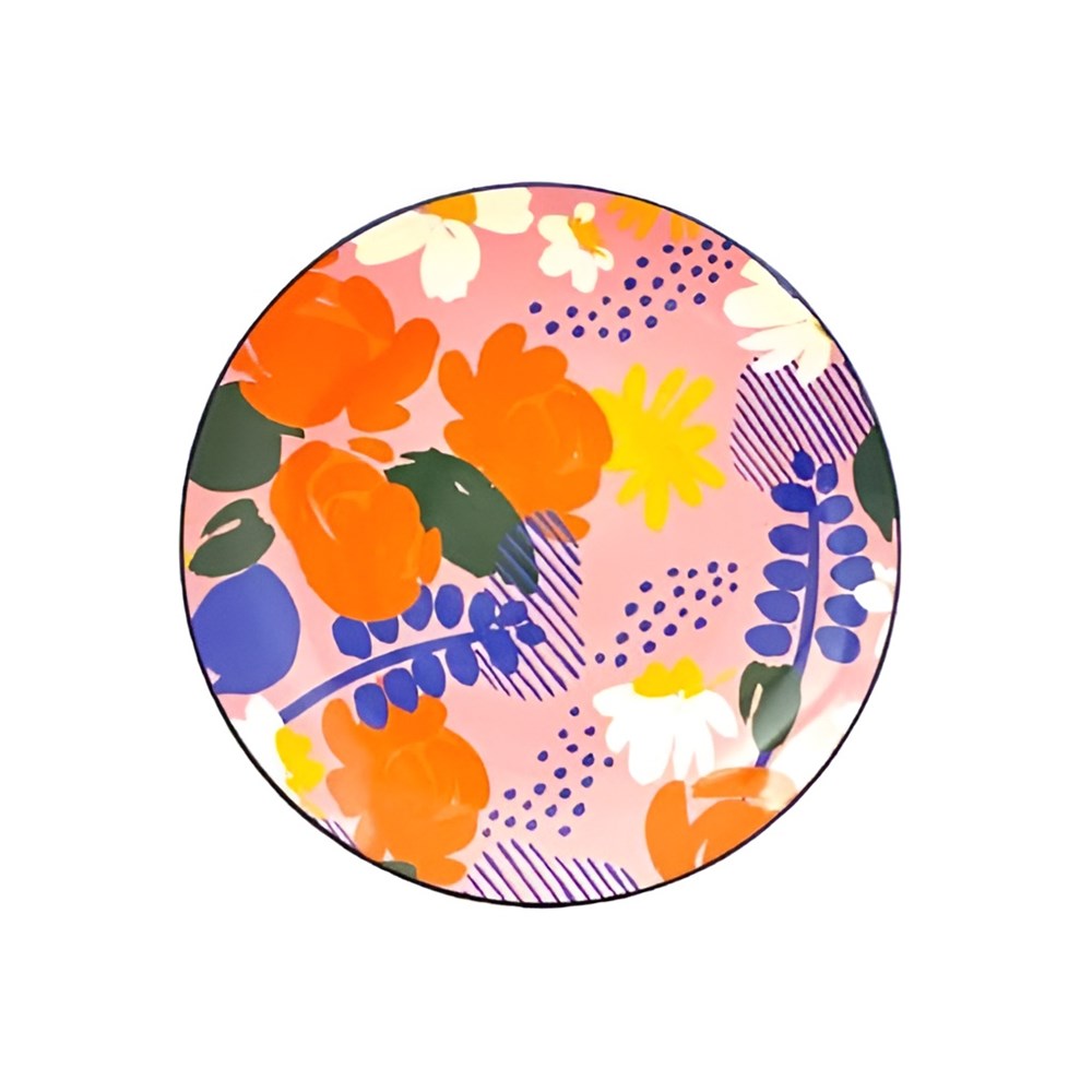 Patterned Porcelain Dessert Plate & Mug - Dessert Plate | Full House Lebanon