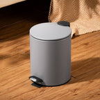 Thin Lid Pedal Dust Bin - 3 L, White | Full House Lebanon
