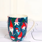 Christmas Santa Porcelain Mug - 2 | Full House Lebanon