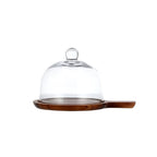 Mini Cheese Serving Board With Glass Dome | Full House Lebanon