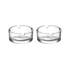 LAV KEYF Glass Ashtray Set (2 Pcs) | Full House Lebanon