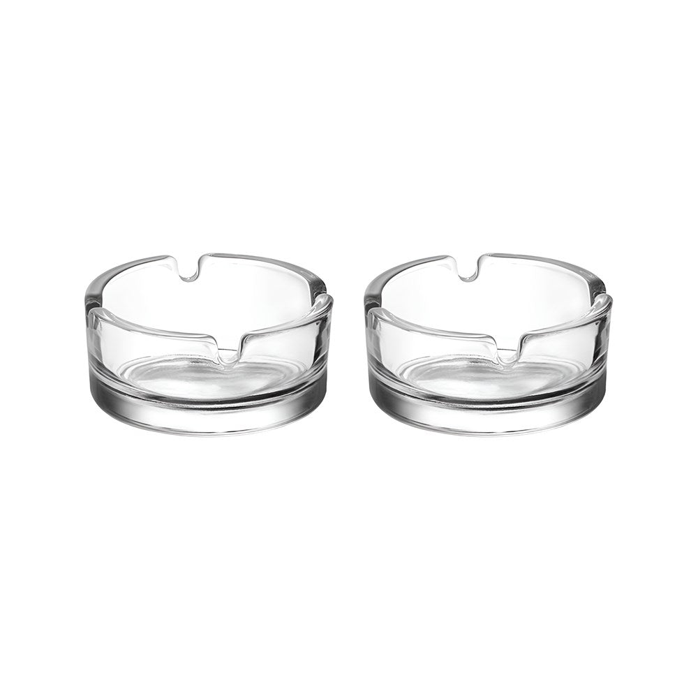 LAV KEYF Glass Ashtray Set (2 Pcs) | Full House Lebanon