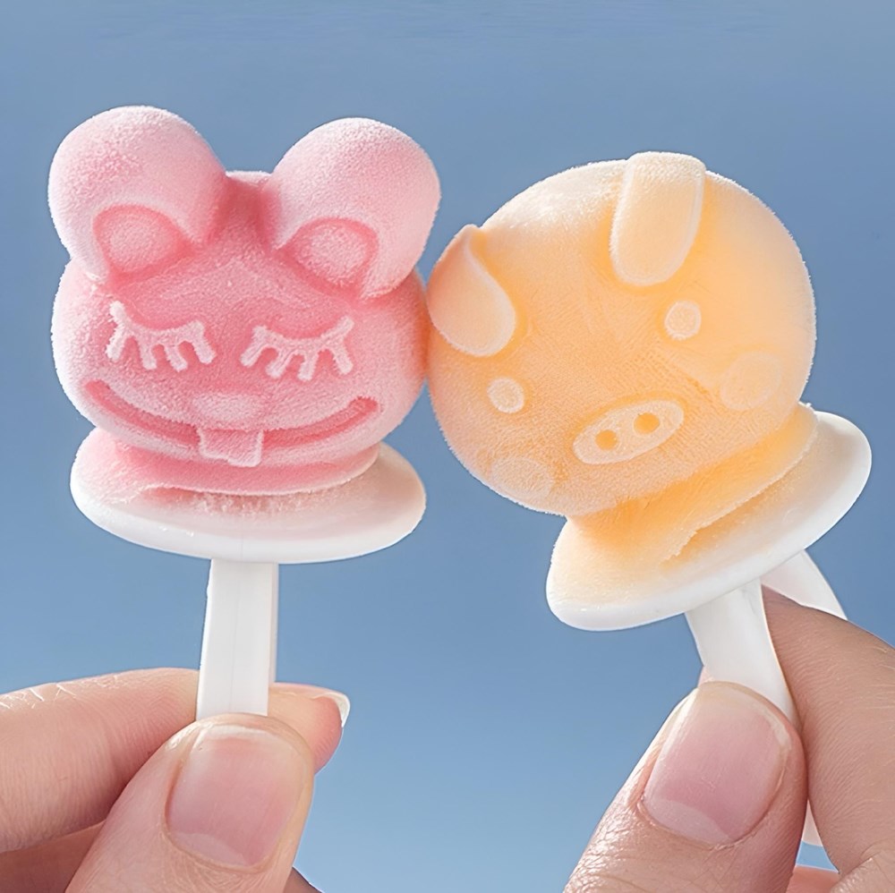 Silicone 6 Piglet Ice Pop Mold | Full House Lebanon