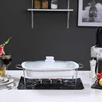 Rectangular Casserole Warmer with Glass Lid | Full House Lebanon