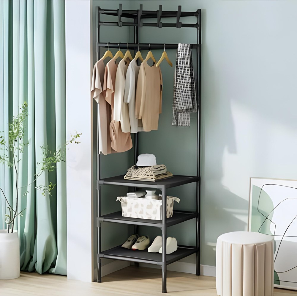 2 in 1 Corner Clothes Rack | Full House Lebanon