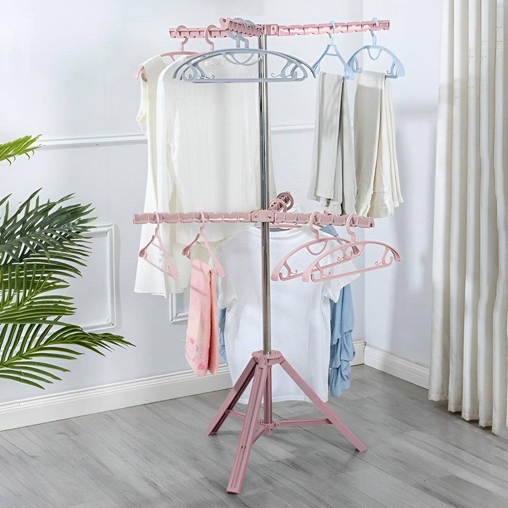 2-Layer Folding Clothes Rail Drying Stand | Full House Lebanon