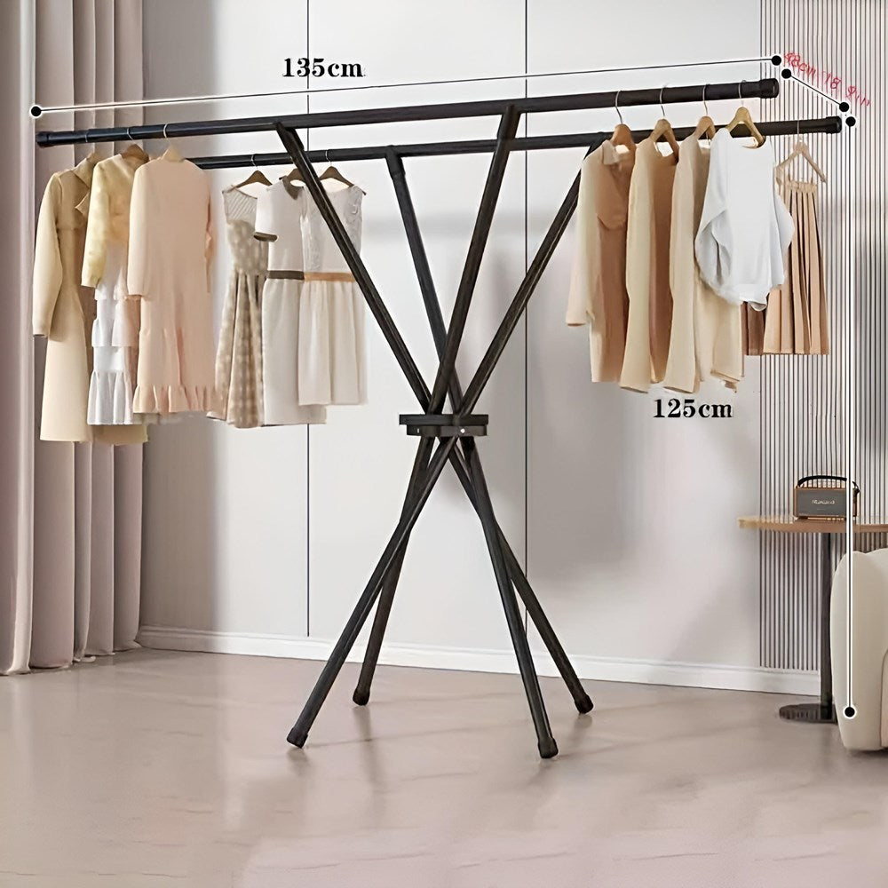 X-Shaped Folding Clothes Drying Rack | Full House Lebanon