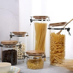 Glass Jar with a Lockable Lid - Large | Full House Lebanon