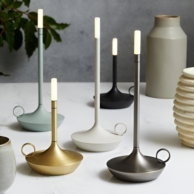 Minimalist Led Table Lamp - White | Full House Lebanon