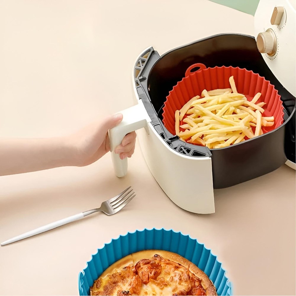 Silicone Air Fryer Liner - Square, Grey | Full House Lebanon