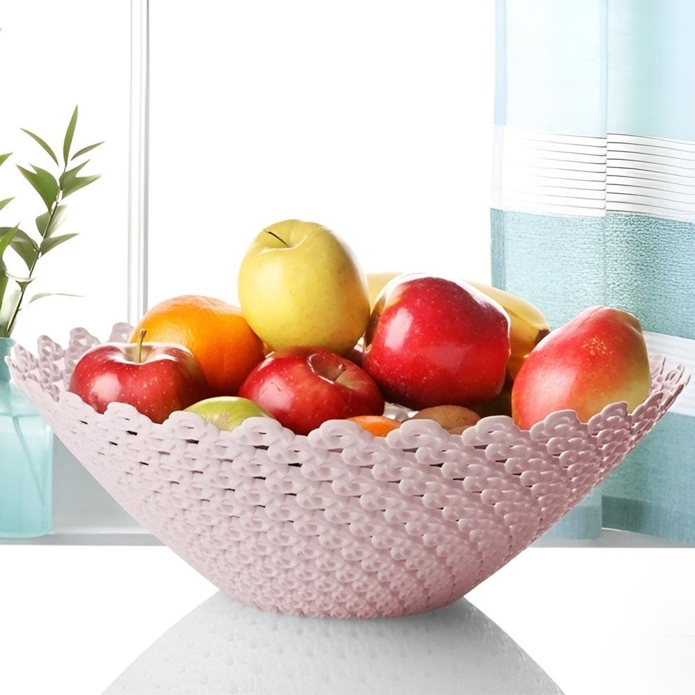 Plastic Fruits Bowl - White | Full House Lebanon