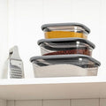 Foly Food Storage Container Set (3 Pcs) - Deep | Full House Lebanon